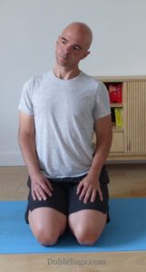 Flexion lateral del cuello hacia la izquierda